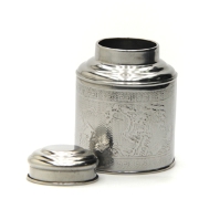 Boîte argent gravée